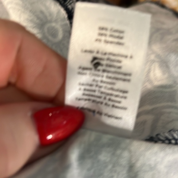 Talbots Maxi Skirt NWT Etched Paisley Jersey Fabric Flowy Pull-On Size 1X - Picture 9 of 10